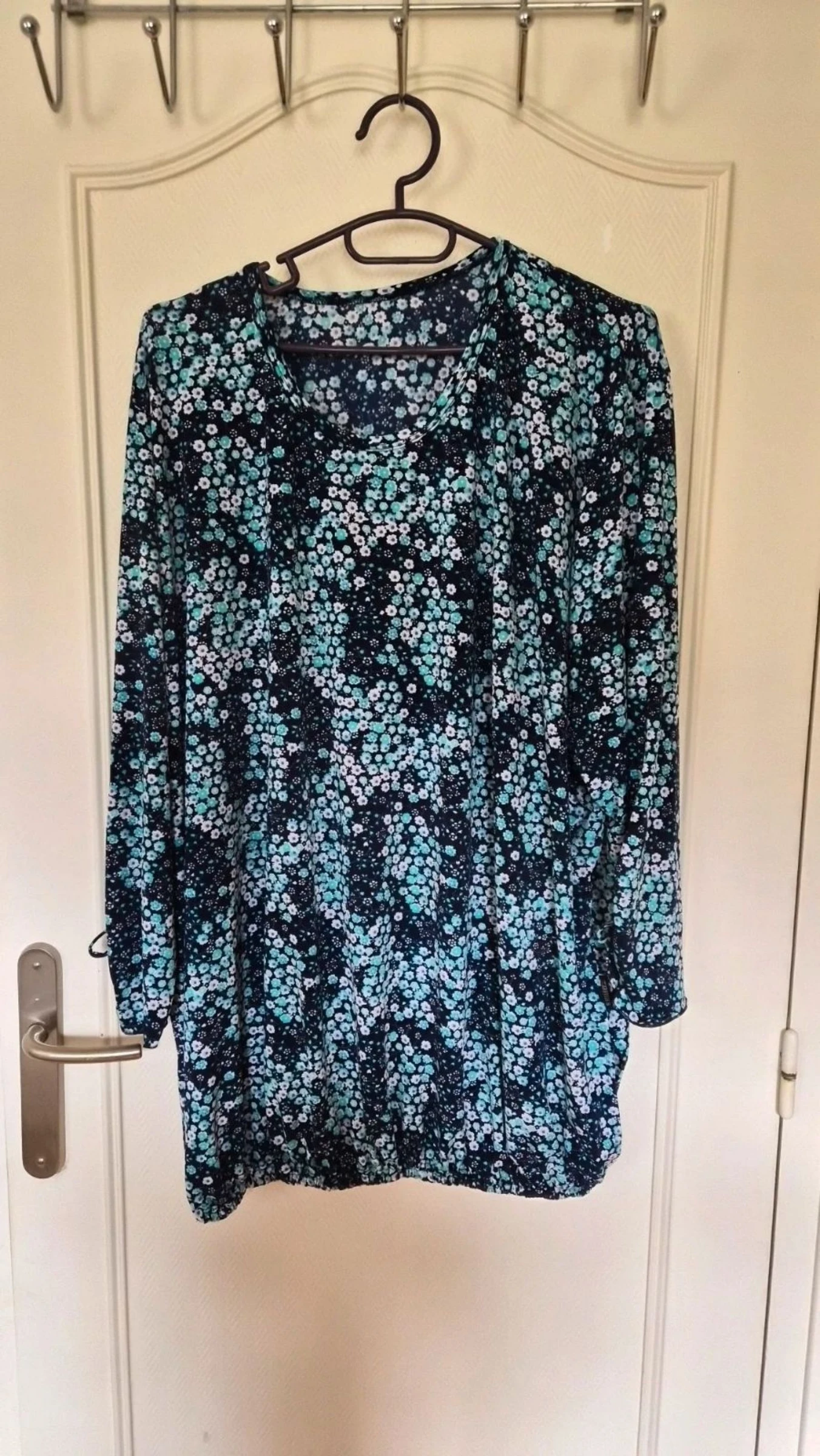 Haut/ Tunique d'été fluide femme taille 48/50 Fabriqué en France